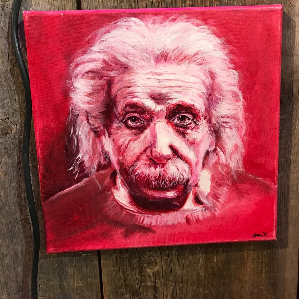 Oil painting on canvas , 12x12